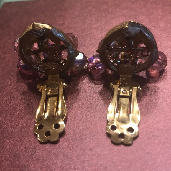 Tulip Cascade Crystals Earrings - Picture 3 of 6